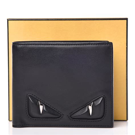 fendi monster wallet fake vs real|fendi monster eyes bifold wallet.